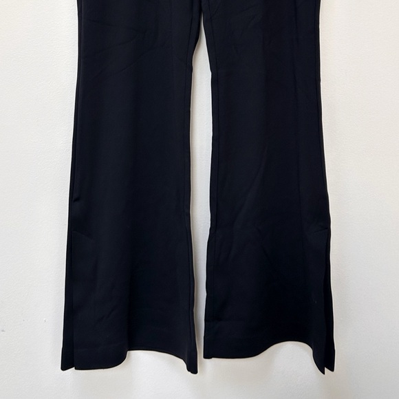 Athleta Venice Flare Wide Leg Ankle Slit Pull On Pant in Black size S - Picture 5 of 12